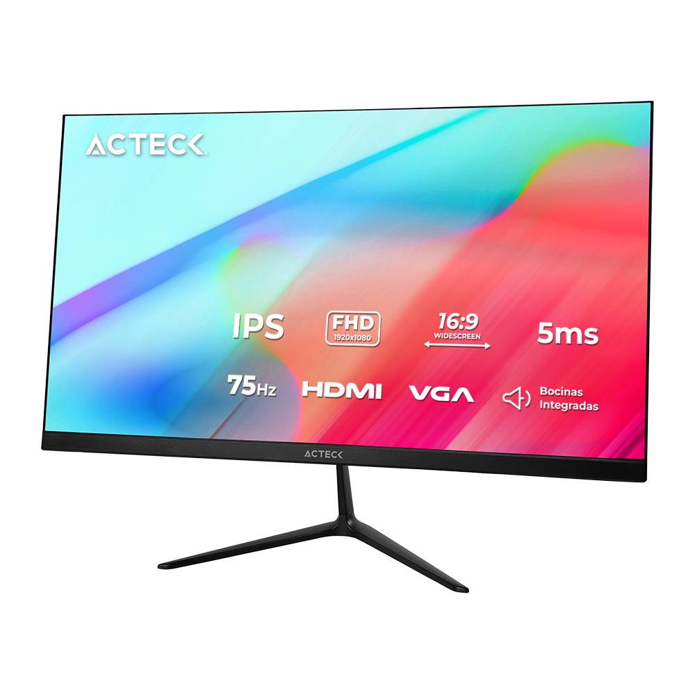 Monitor Plano 24.5 Pulgadas CAPTIVE VIVD SP245 - FULL HD 1920x1080 PX, 75 HZ Monitor Plano 24.5 Pulgadas CAPTIVE VIVD SP245 - FULL HD 1920x1080 PX, 75 HZ